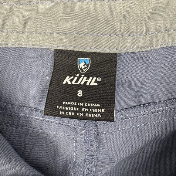 Kuhl Pants Womens 8 Gray Mid Rise Born In The Mountains Hiking Comfy Capri - Picture 3 of 7